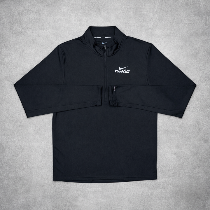 Nike Swoosh 1/4 Zip 3-Piece Challenger Bottom Set Black