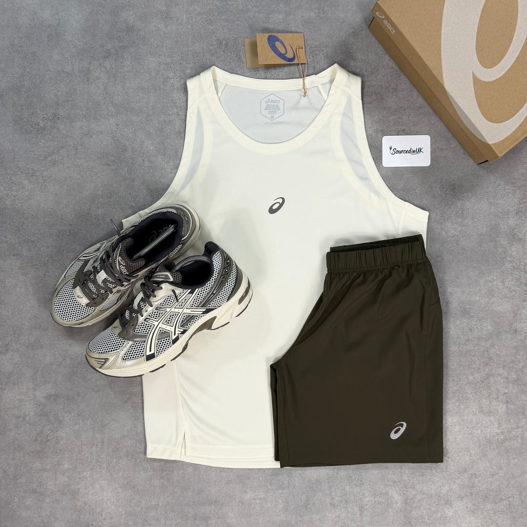 Asics Core Vest Asics Gel 1130 Set Verdigris/Cream