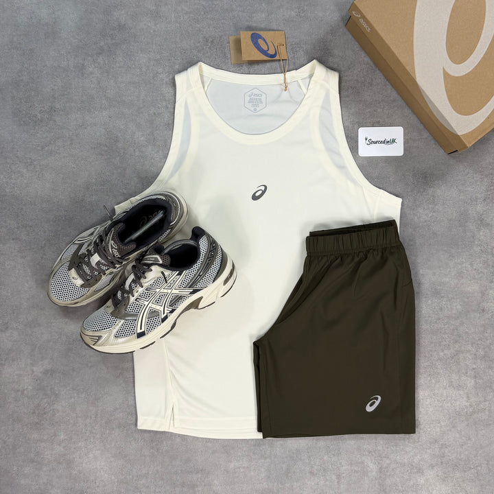 Asics Core Vest Asics Gel 1130 Set Verdigris/Cream