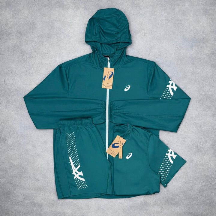 Asics Icon Jacket 3-Short Set Rainy Lake