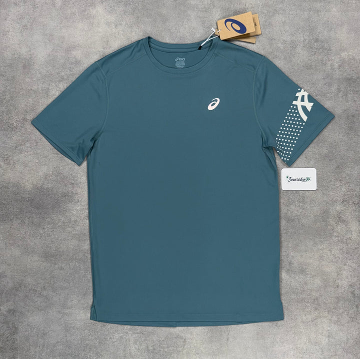 Asics Icon 1/4 Zip 3-Short Foggy Teal