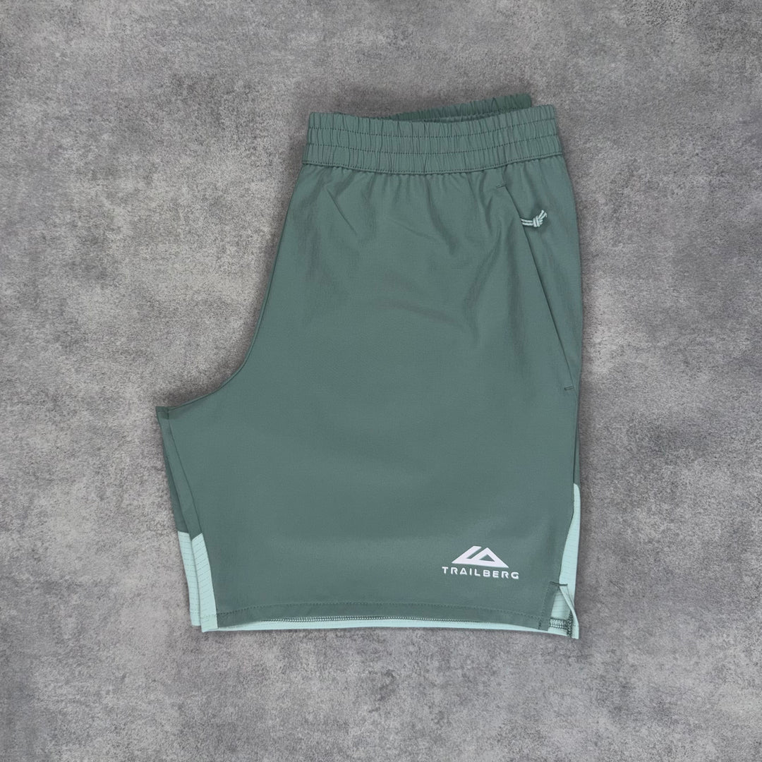 Trailberg Cloud Shorts 7” Willow Green