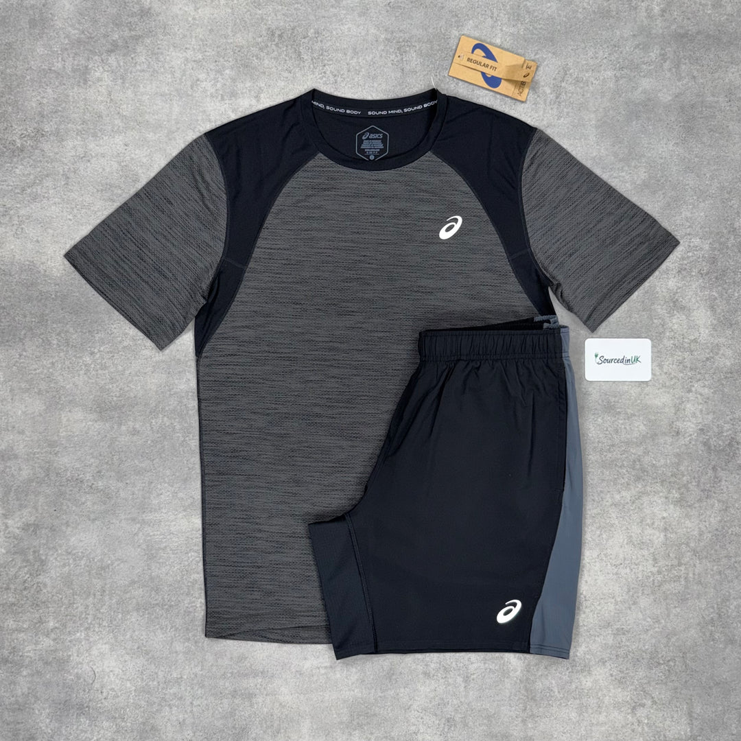 Asics Road T-Shirt Gel Nyc 14 Set Graphite Black