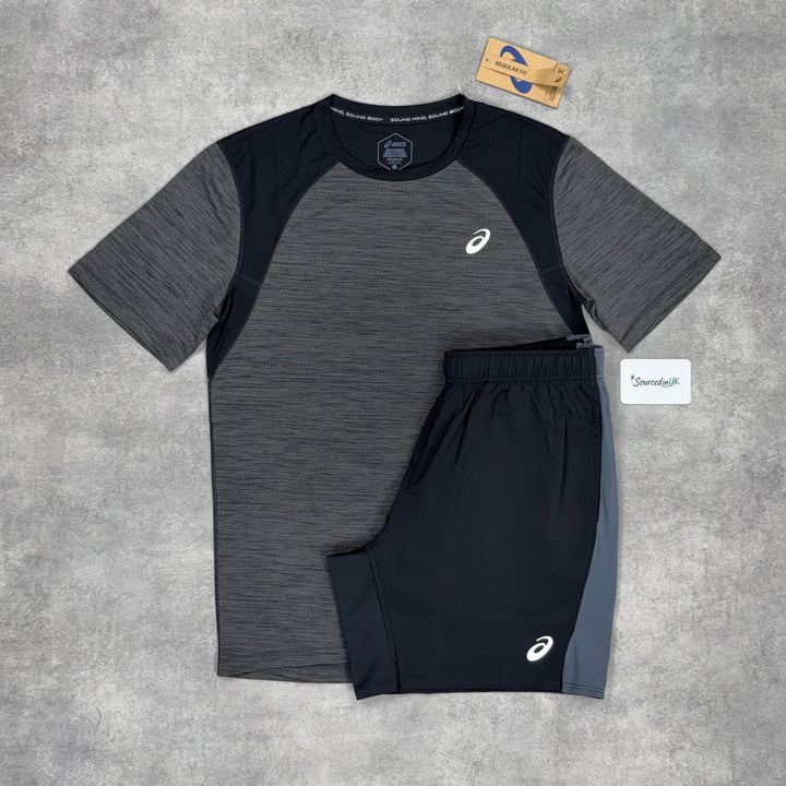 Asics Road T-Shirt Gel Nyc 14 Set Graphite Black