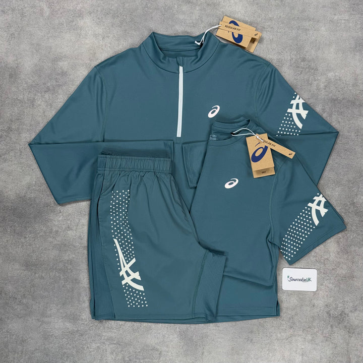 Asics Shell 4-Piece Set Burgundy