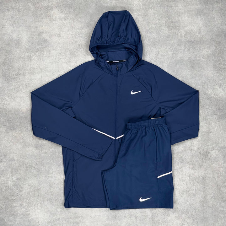 Nike Repel Miler 2.0 Windrunner Jacket 7” Short Set Navy