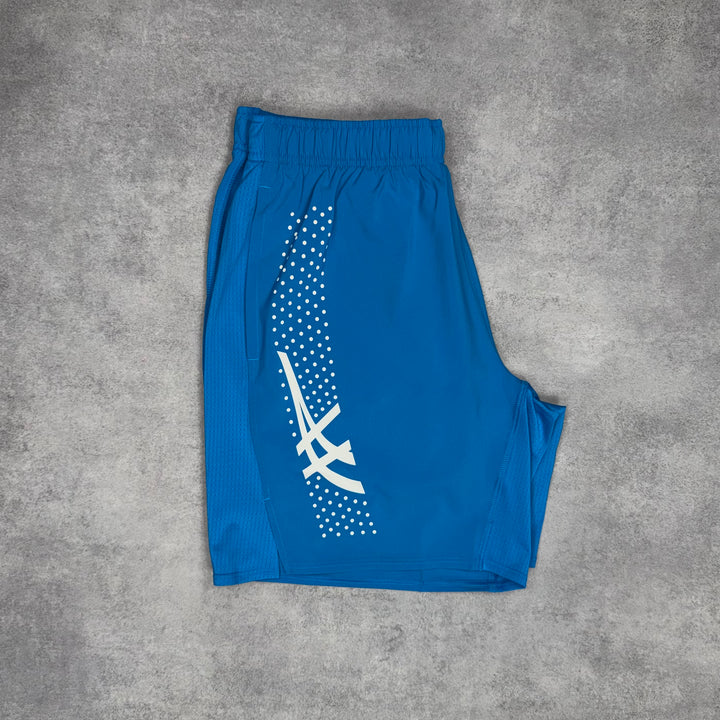 Asics Icon T-Shirt Shorts Set Deep Blue