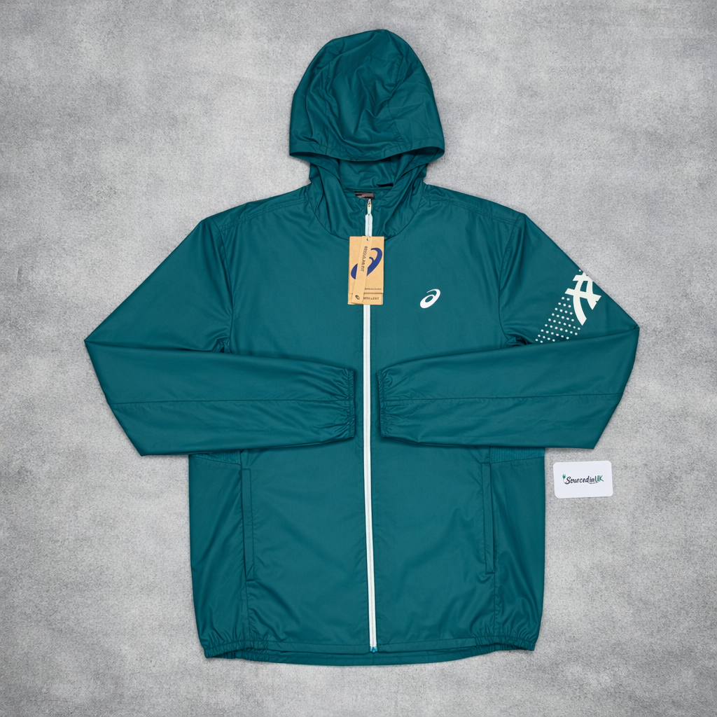 Asics Icon Windrunner Rainy Lake & Black/Grey Silver Pants Set