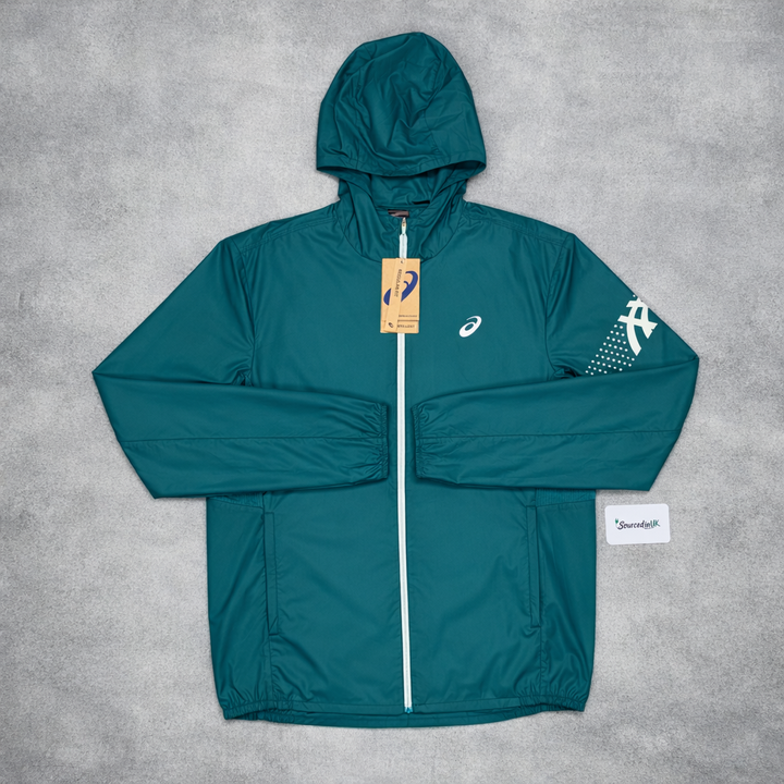 Asics Icon Windrunner Rainy Lake & Black/Grey Silver Pants Set