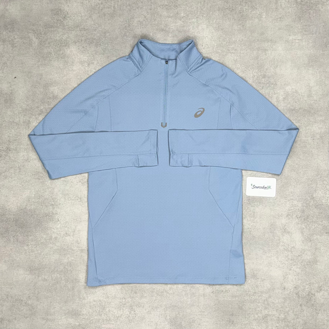 Asics Therma 1/4 Zip Ash Blue