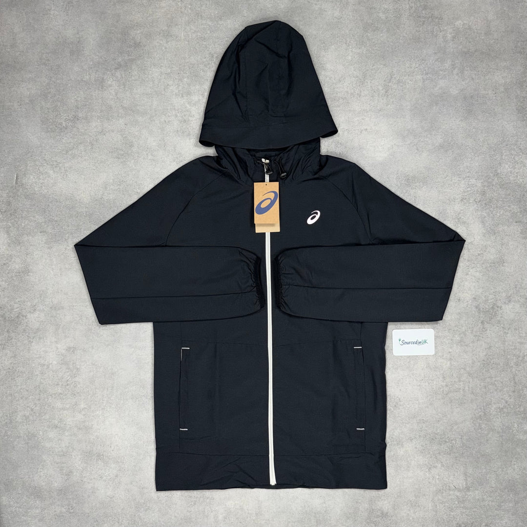 Asics Woven Windrunner Jacket Black