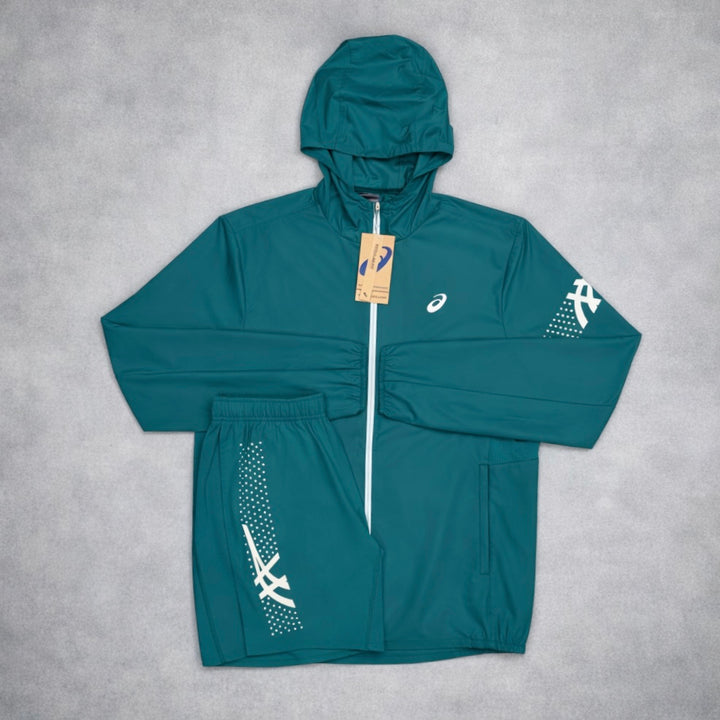 Asics Icon Jacket 3-Short Set Rainy Lake