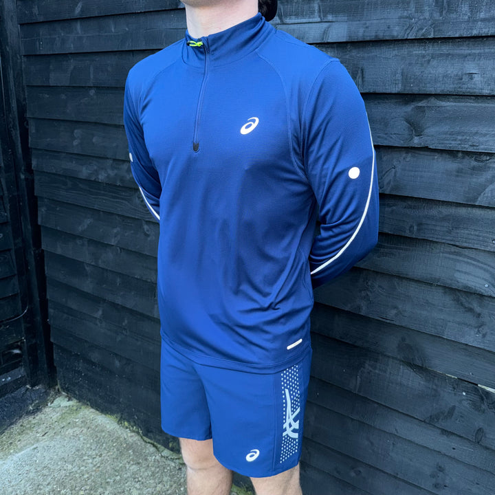 Asics Road 1/4 Blue Expanse & Blue Expanse 7" Challenger Short Set