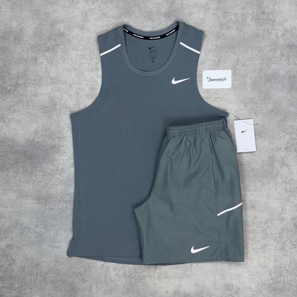 Nike Miler 2.0 Vest & Metcon 5 Set - Grey