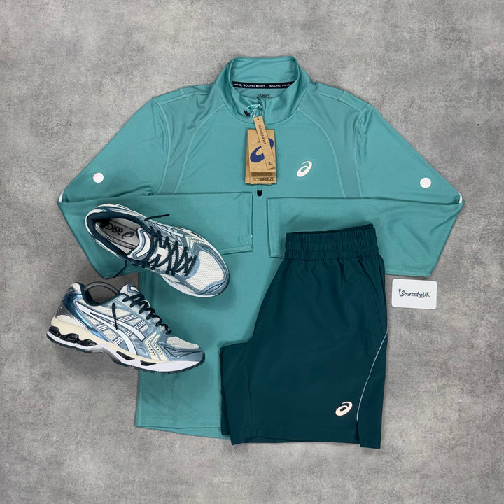 Asics Road 1/4 Zip Gel Kayano 14 Set Raw Indigo
