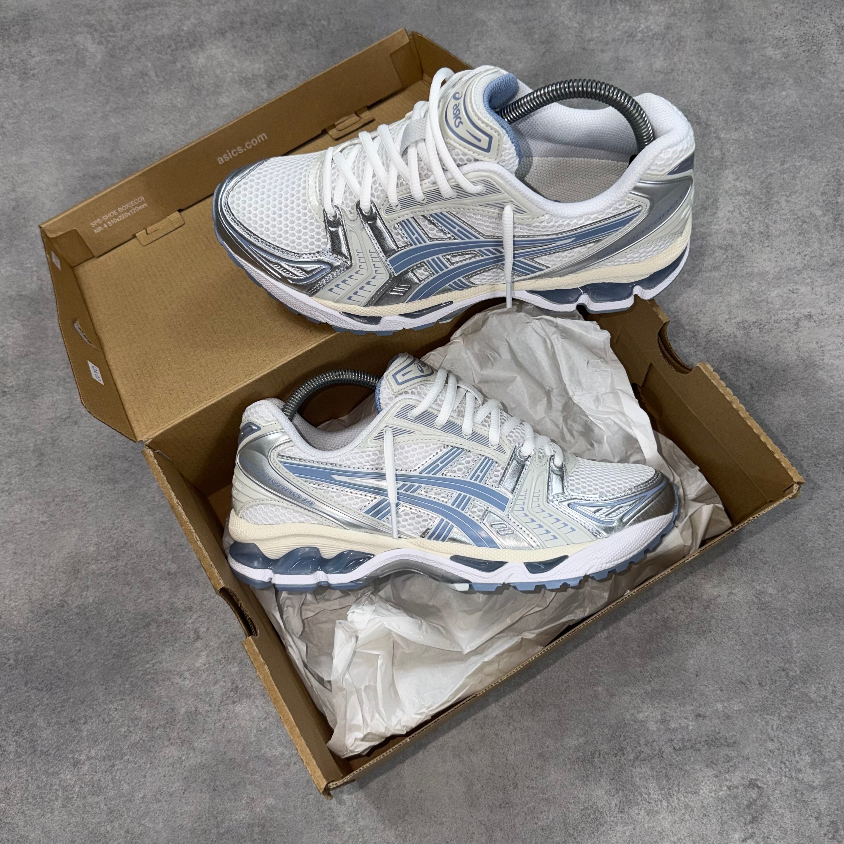 Asics Gel Kayano 14 White Light Navy