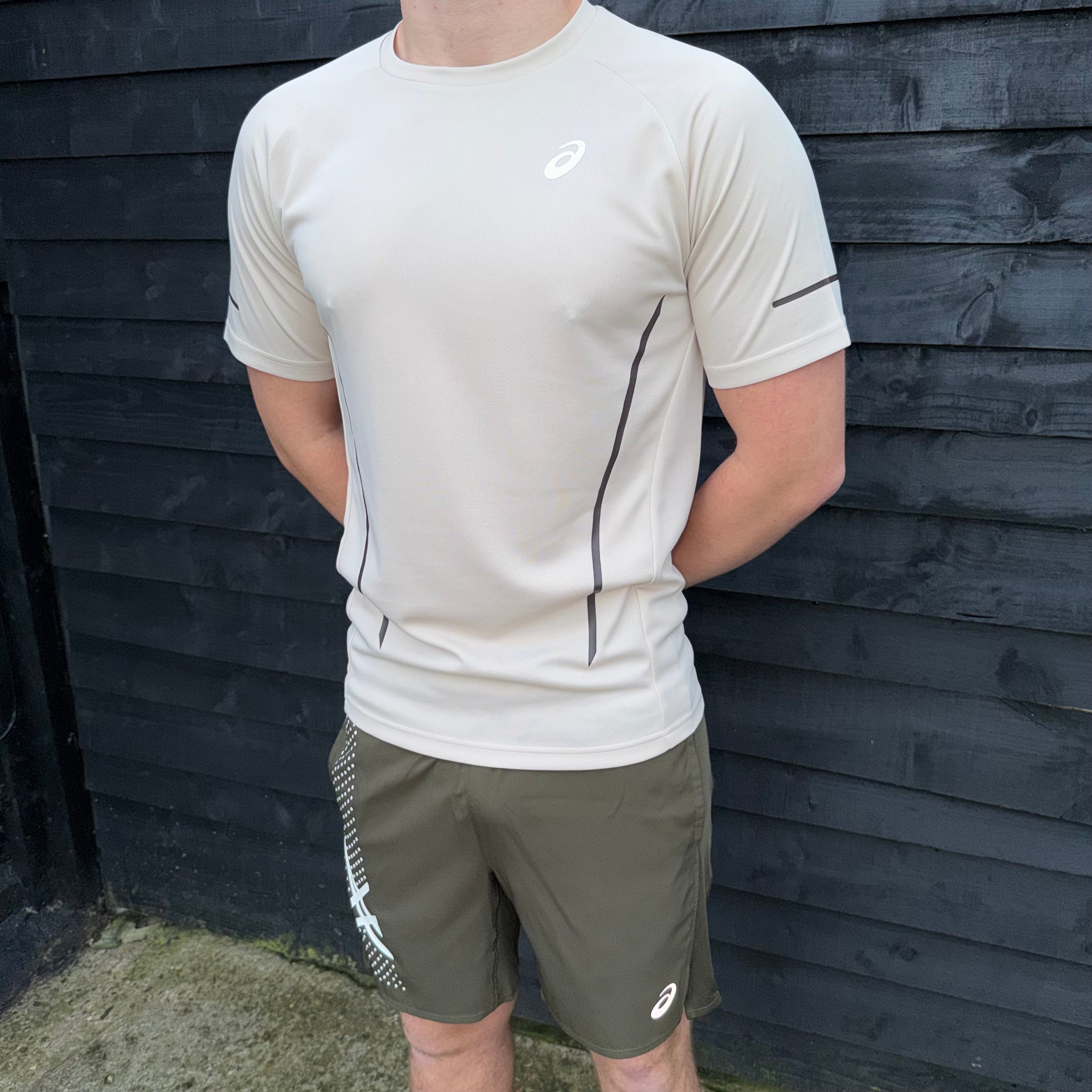 Asics Curve T-Shirt Birch & Brown Icon  7” Shorts Set