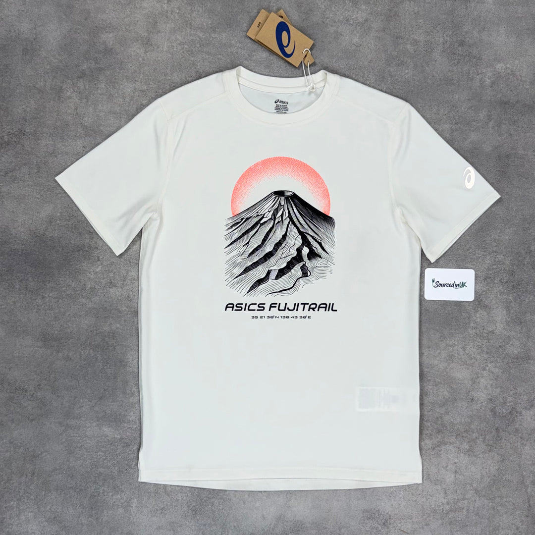 Asics FujiTrail T-Shirt White Pink