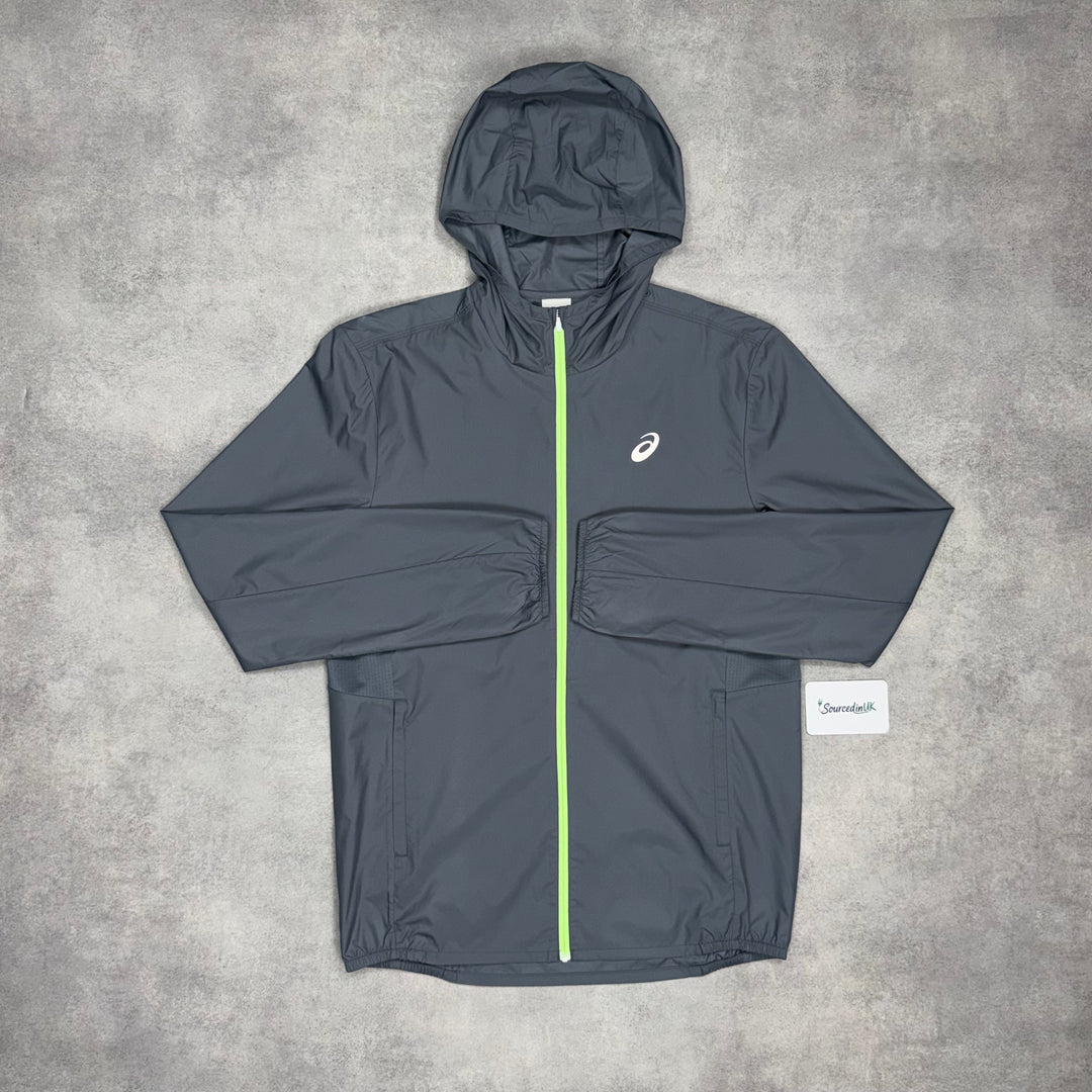 Asics Core Jacket 3-Piece Pants Set Grey/Green