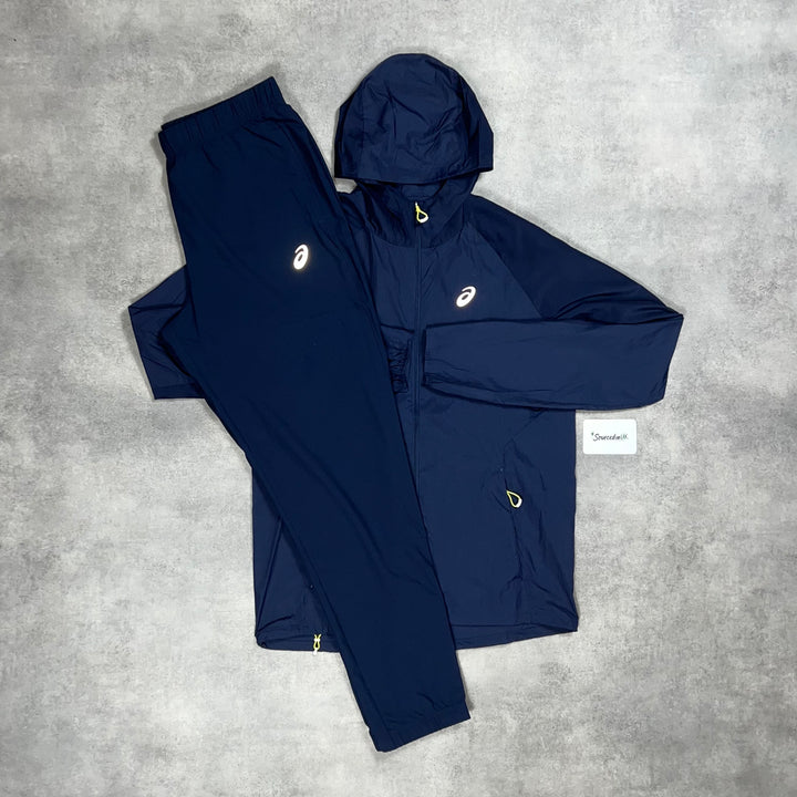 Asics Road Windrunner Midnight & Midnight Core Bottoms Set