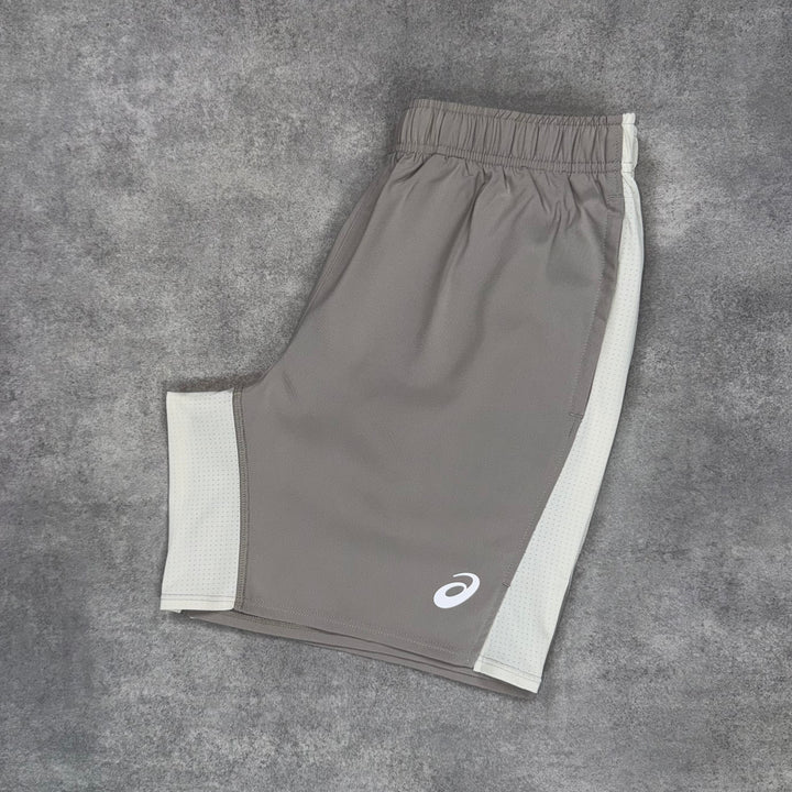 Asics Core T-Shirt 7” Core Shorts Set Cream