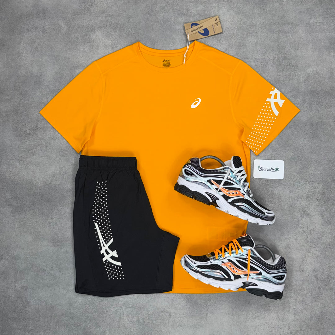 Asics Icon T-Shirt Saucony Progrid Omni 9 Set Orange/Black