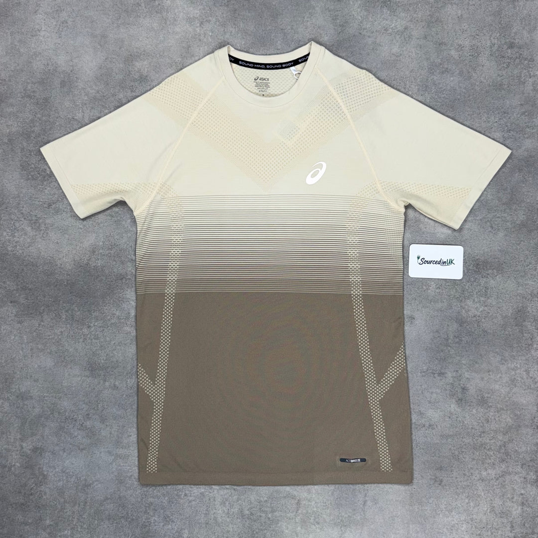 Asics Seamless T-Shirt Beige