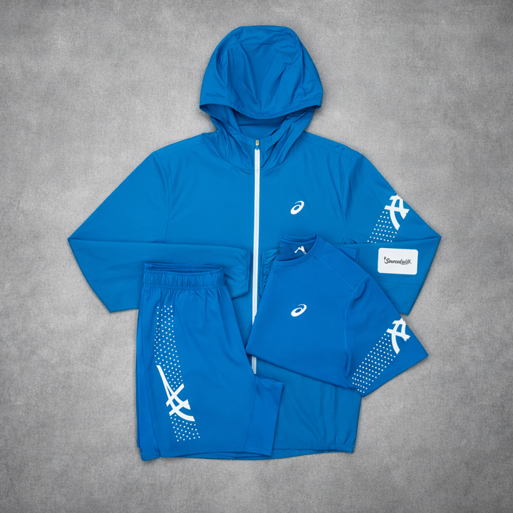 Asics Icon Jacket 3-Short Set Deep Blue