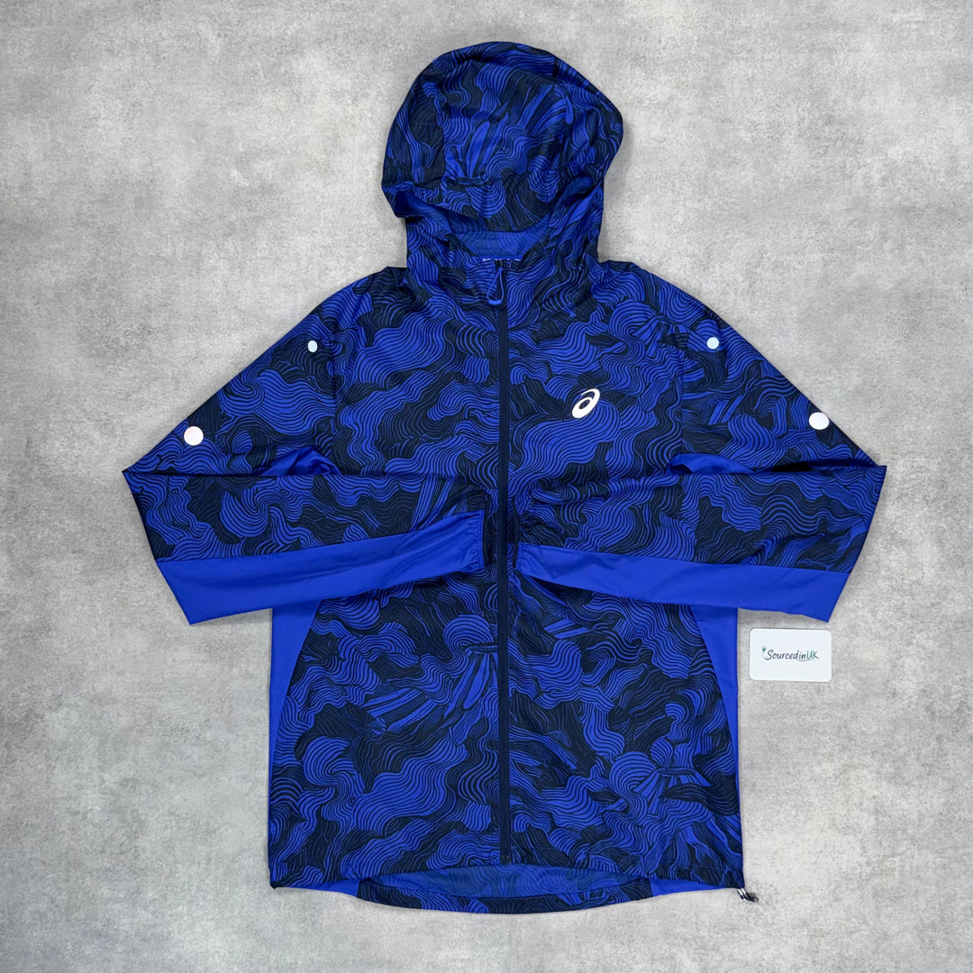 Asics FujiTrail Windrunner Jacket 5” Flex Short Set Navy
