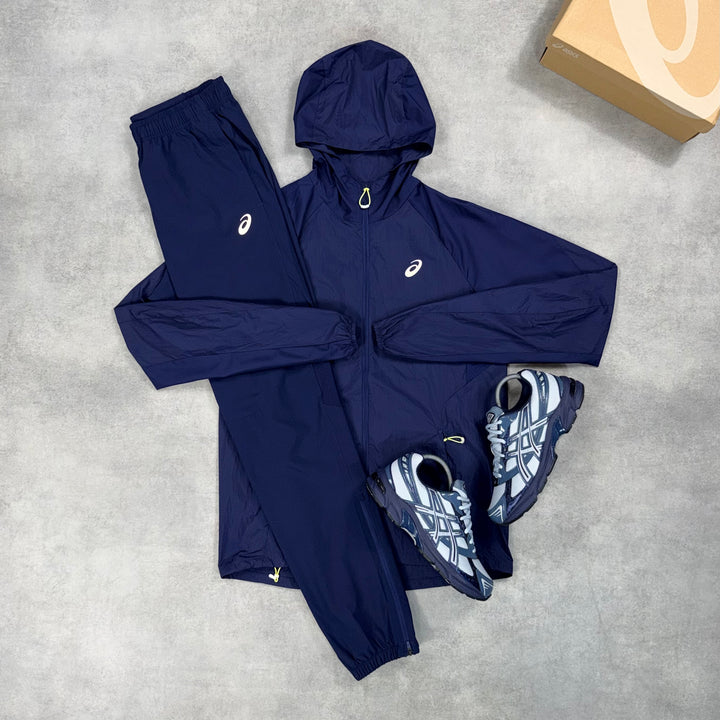 Asics Road Windrunner Jacket Asics Gel 1130 Set Midnight / Piedmont Grey