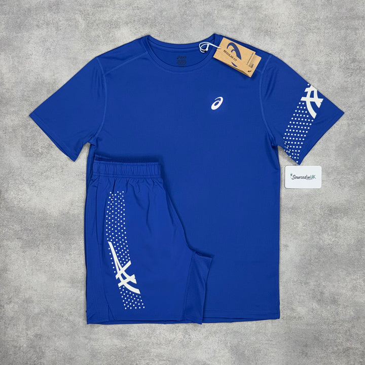 Asics Icon Jacket 3-Short Set Dark Cobalt