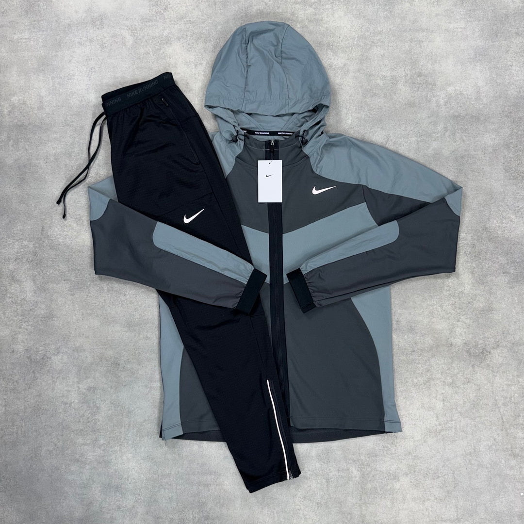 Nike Sphere Performance Jacket Anthracite Grey & Black Phenom Bottom Set