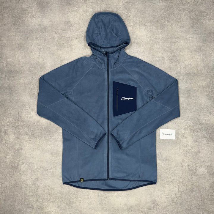 Berghaus Tathwell Fleece Hooded Jacket Two-Tone Navy & Black Theran Plus Pants Set