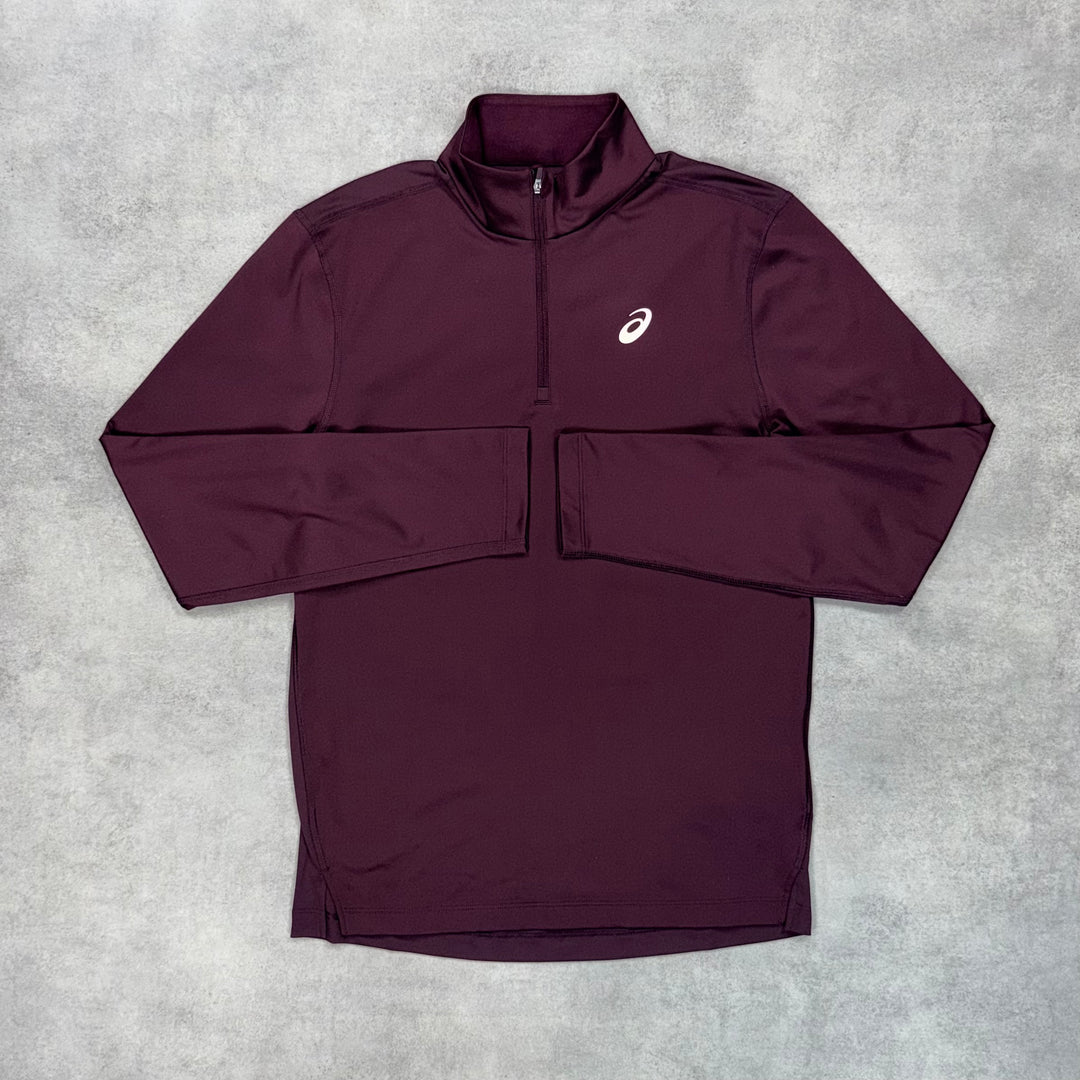 Asics Road Gilet 3-Piece Shorts Set Dark Currant