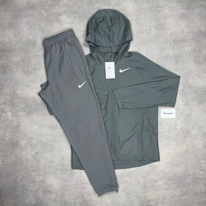 Nike Essentials Windrunner Jacket 3-Piece Woven Pants Set Grey