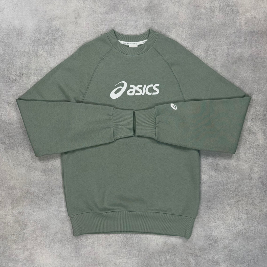 Asics Club Fleece Tracksuit 3-Piece Set Linchen Green