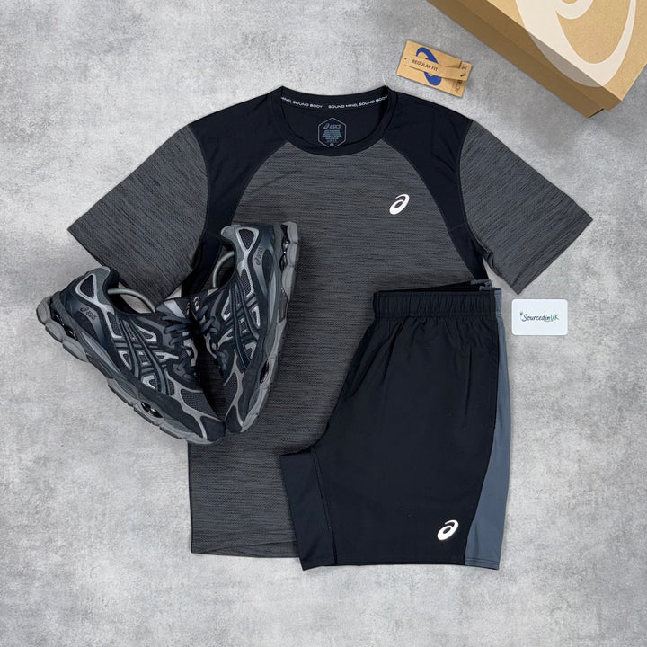 Asics Road T-Shirt Gel Nyc 14 Set Graphite Black