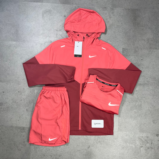 Nike Repel Windbreaker 3 Piece Bundle “Abode Red”